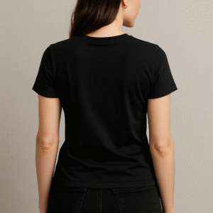 Women's Black Venom Graphic T-Shirt – Bold Comic-Inspired Design - Image 3